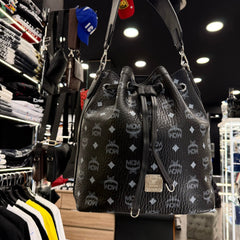 WOMEN BAGS - MCM Dessau Drawstring Bag / Visetos Bucket Bag