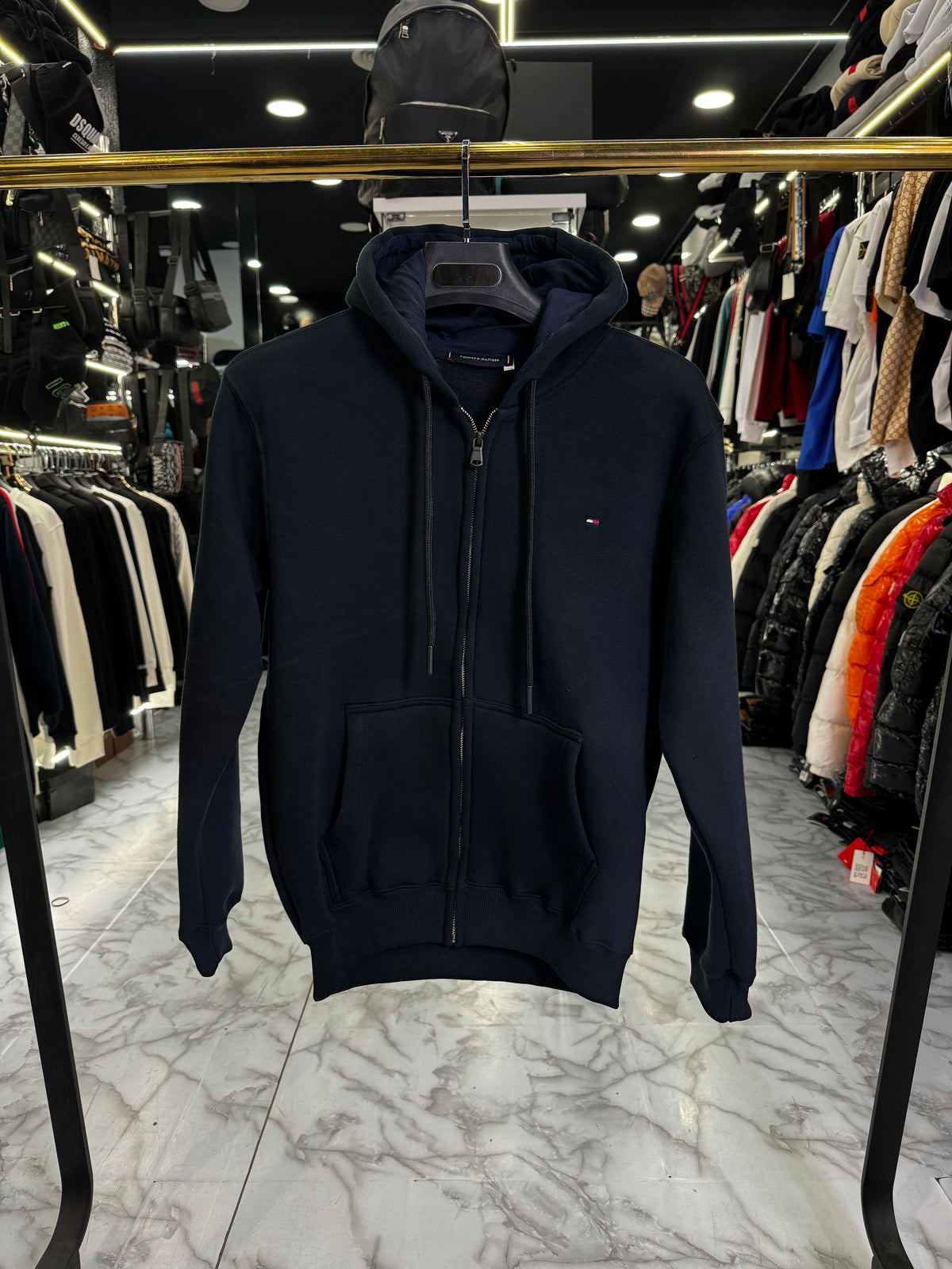 TOMMY HILFIGER ZAKETA ΜΠΛΕ ΣΚΟΥΡΟ