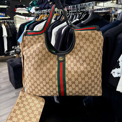 WOMEN BAGS - Gucci Giglio GG Canvas Tote