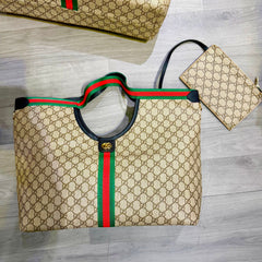 WOMEN BAGS - Gucci Giglio GG Canvas Tote